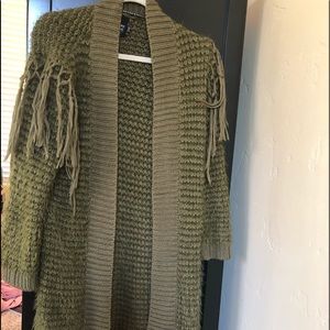 Volcom brand funky shag sweater